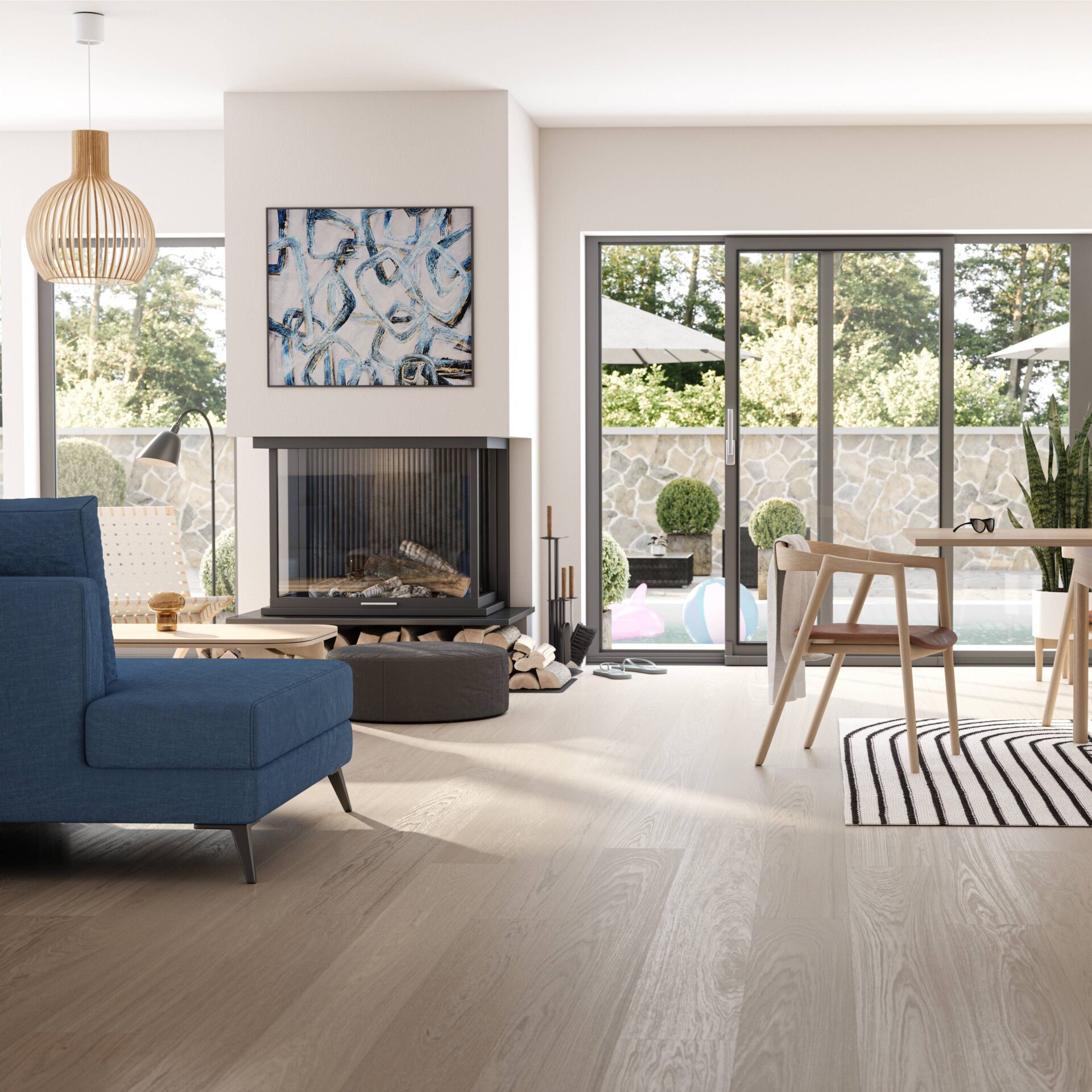 Alternative view of Bjelin herdet tregulv Vejby 3.0 XL