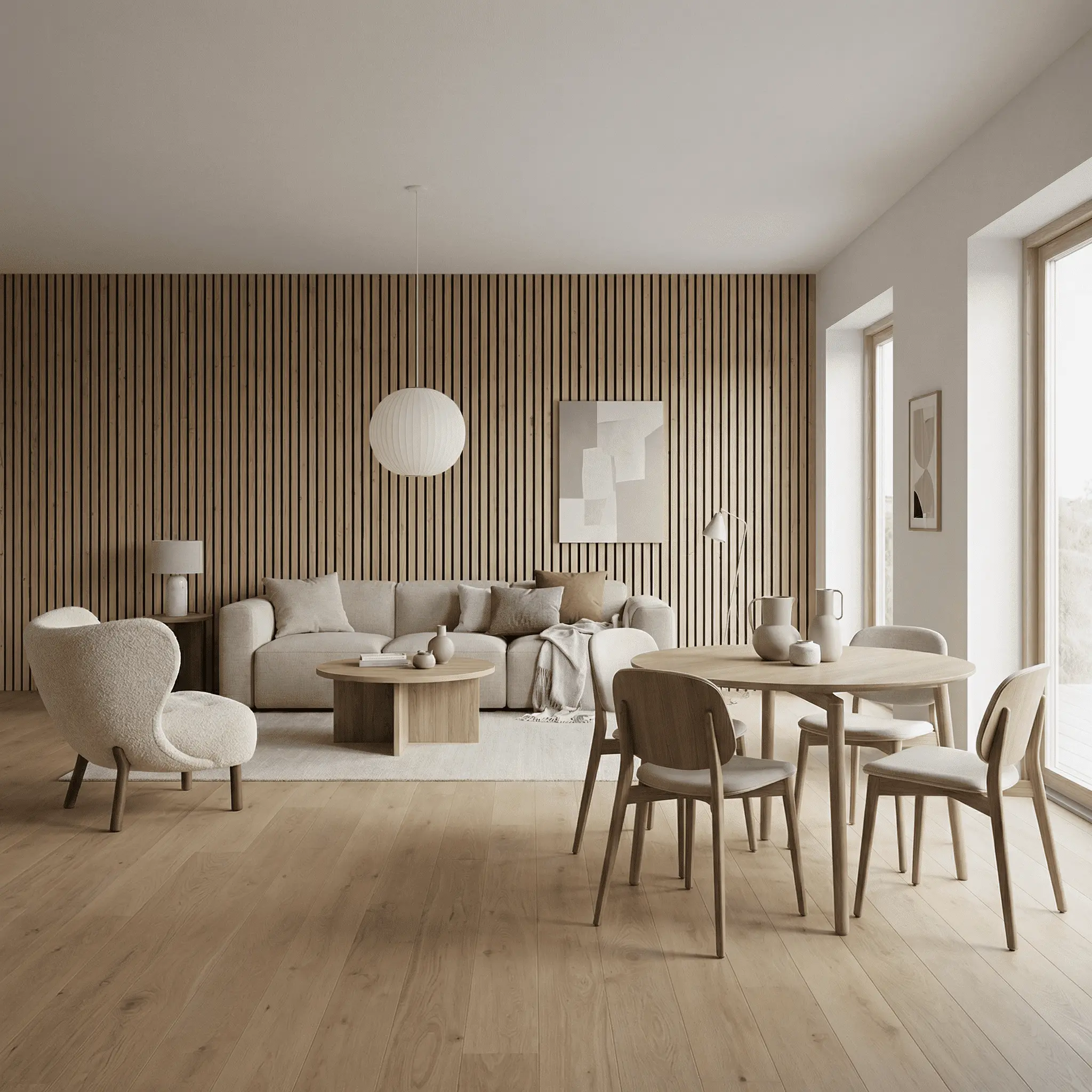 Alternative view of Parkett Eik Medium Grey Crescendo 181 Live Matt plus