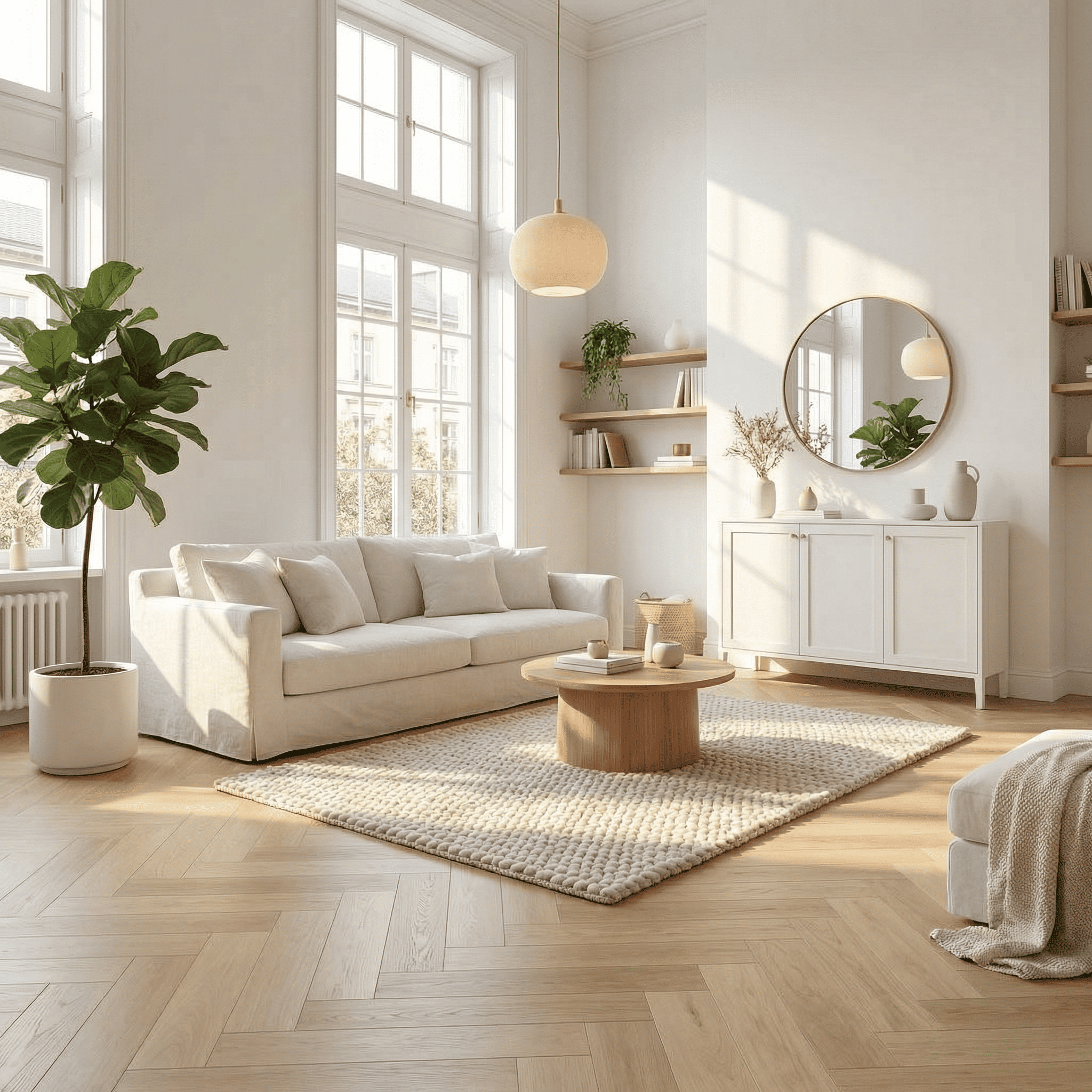 Alternative view of Fiskebensparkett Oak Harmonious Light