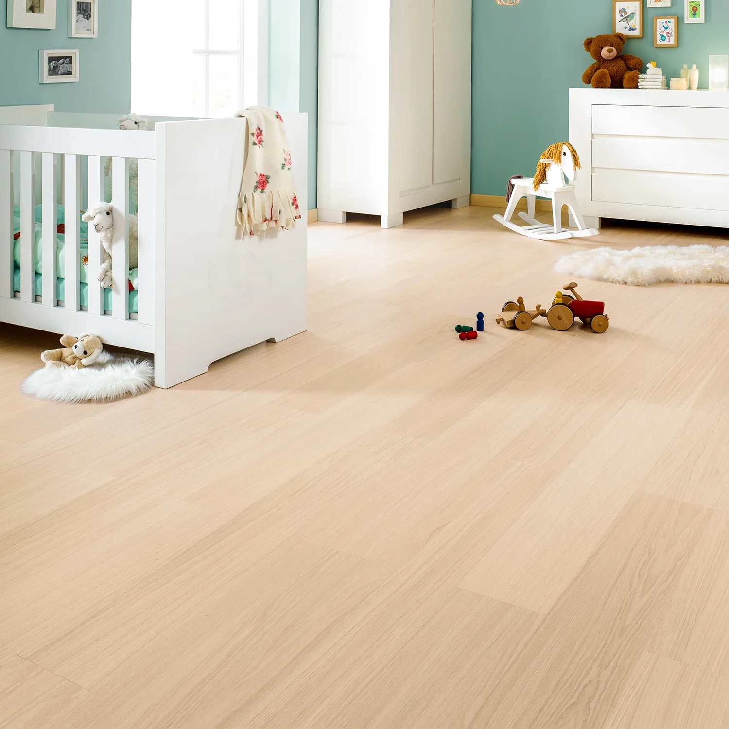 Herdet Tregulv Parky Summit Oak Milk