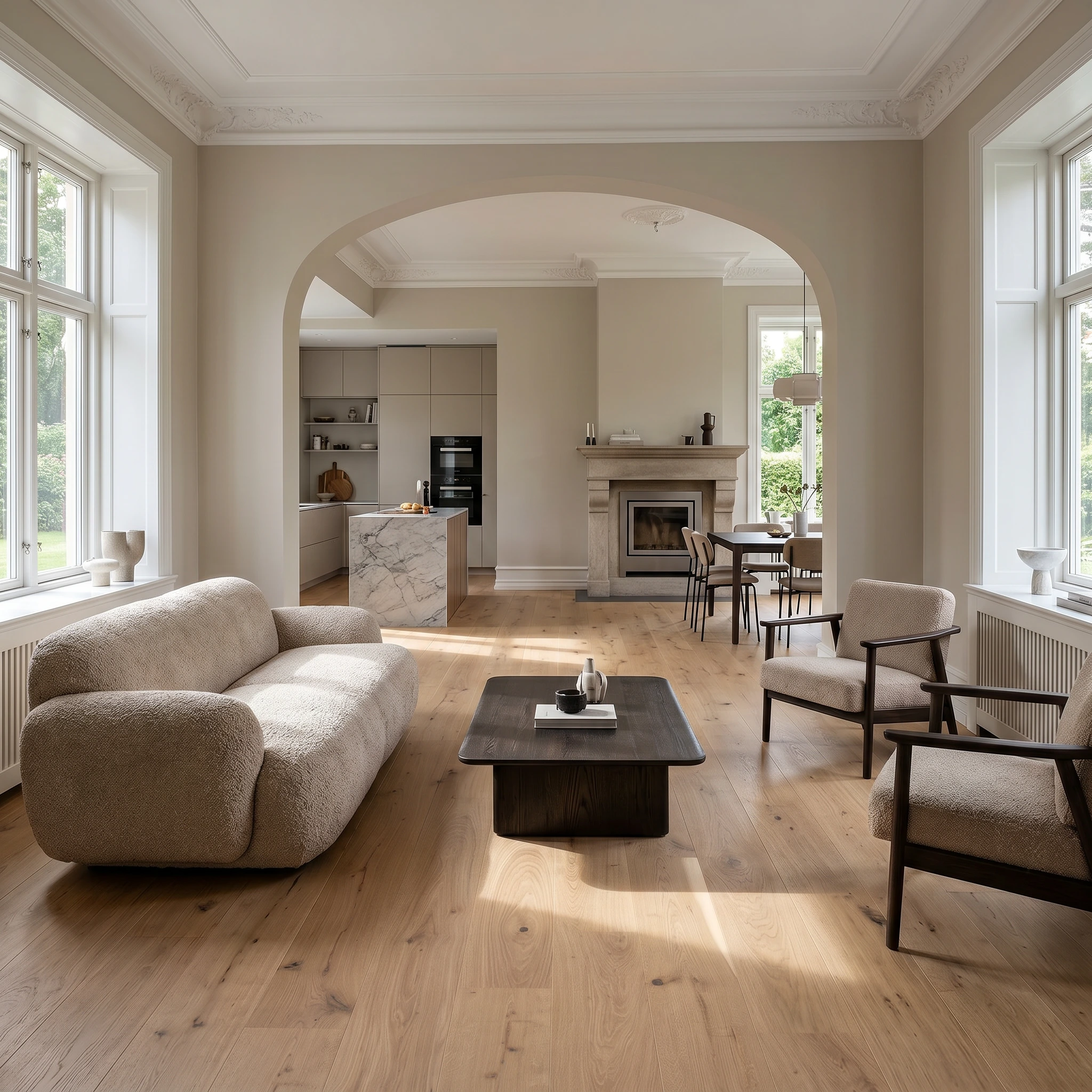 Alternative view of Parkett Boen Plank Castle Eik Vivo Live Pure 1800